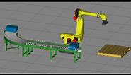 Pick And Place Robot Simulation In Roboguide | Fanuc