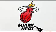 How to Draw the Miami Heat Logo