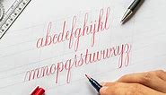 Brush Calligraphy Alphabet - a to z (Lowercase Letters)