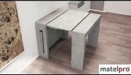 Table console extensible contemporaine Louisiane | Matelpro.com
