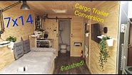 7x14 Cargo Trailer Camper Conversion Finished (Tiny house?)