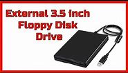 Portable External Floppy Disk Drive Unboxing and How to Use