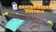 EASY Custom Jeep Decal | Vinyl Sticker Install