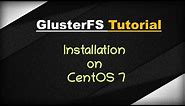 [ GlusterFS 2 ] How to install Gluster FS in CentOS 7
