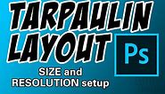 Adobe Photoshop Tutorial: Tarpaulin Layout (Tagalog)