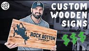 How to MAKE and SELL Wooden Signs | CNC | Woodworking