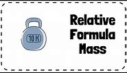 Calculating Relative Formula Mass - GCSE Chemistry Revision