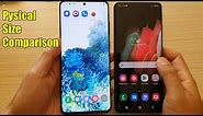 Samsung Galaxy S21/Ultra VS Galaxy S20 Ultra Physical Comparison