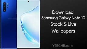 Download Samsung Galaxy Note 10 (Plus) Stock Wallpapers & Live Walls