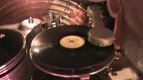 SUN 78 RPM ELVIS PRESLEY RECORD "MYSTERY TRAIN" PLAYED ON MY WURLITZER 1015 JUKEBOX