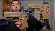 Glock 19x BB Gun vs Real 9mm Glock