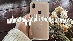 Unboxing Gold iPhone XS Max (512gb) || 2021 (aesthetic ver.)