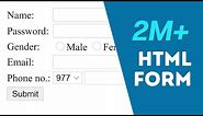 From Zero to Hero: Building Your First HTML Form
