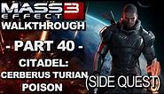 Mass Effect 3 - Citadel: Cerberus Turian Poison - Walkthrough (Part 40)
