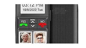 Easyfone T6 4G Picture Button Cell Phone for Seniors and Kids | Easy-to-Use | Clear Sound | Easy Charging Dock | SOS Button | SIM Card Included | Good for Dementia, Alzheimer's and Kids (T6)