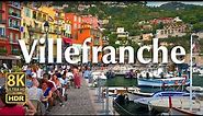8K Ultra HDR - Villefranche sur Mer walking tour, August 24 2023, France