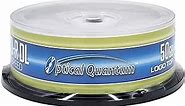 Optical Quantum 50 GB 6X Blu-ray Double Layer Recordable Disc BD-R DL Logo Top, 25-Disc Spindle OQBDRDL06LT-25