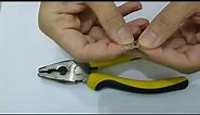 How to make "pin brad paper fastener" with paper clip + button
