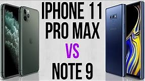 iPhone 11 Pro Max vs Note 9 (Comparativo)