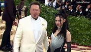 Elon Musk and Grimes arrive at the 2018 Met Gala in NYC