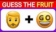 Can You Guess The FRUIT by emojis? 🍎🤔| Emoji Quiz | Brain Teaser🧠