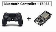 How to connect Bluetooth PS4 Controller to ESP32 #electronic #esp32project #ps4 #robot