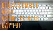 How to take apart/disassemble Acer Aspire V3-471G laptop