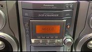 PANASONIC SA-PM11 5 Disc CD Changer Radio Cassette Hi-Fi System