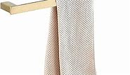 BATHSIR 24 Inch Brushed Gold Towel Bar, Gold Towel Rack Bathroom Towel Holder Square Wall Mounted Stainless Steel