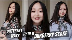 16 Ways to Wear a Burberry Scarf (or any rectangular scarf)