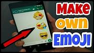 How To Make/Create Custom EMOJI For Whatsapp and Other Social Media || Own Emoji || Tech Cookies