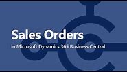 Business Central - Sales Orders