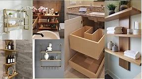 20+ Unique Bathroom Shelving Ideas & Bathroom Shelf Decor Ideas