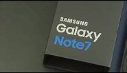 Samsung Galaxy Note 7 unboxing and preview