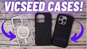 VICSEED iPhone 15 Pro Cases REVIEWED! // BEST Clear Case? + Stealth Black Cases for iPhone 15 Series
