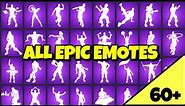 ALL 60+ *EPIC* FORTNITE EMOTES 💜 (Purple Fortnite Emotes)