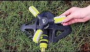 DEWINNER Garden Water Sprinkler, 360 Degree Rotating Automatic Irrigation,Outdoor Automatic Watering