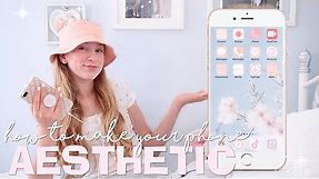 How to make your iPhone AESTHETIC! 🤩🤍🌸 | Coco's World