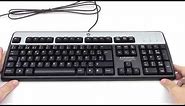 HP Keyboard KB-0316 Unboxing HD