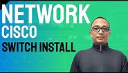 Cisco Network Switch and Data Center Rack Install