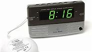 Sonic Alert SB200SS Alarm Clock, Battery Backup | Wake with a Shake, Multicolored