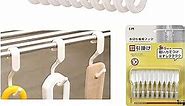 ORIJOYNA 10 Pcs Utility S-Shaped Hooks - Premium ABS Plastic Heavy Duty Hangers for Drainers, Shelves, and Hanging Shirts, Tableware, Towels - Maximize Space in Kitchen and Bathroom