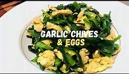 Garlic Chives and Eggs Stir Fry | Chinese Chives Recipe