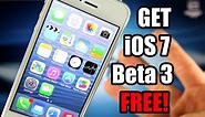 How To Install & Update iOS 7 Beta 3 FREE For iPhone 5/4S/4 iPad 4/3/2/Mini Without Registering UDID