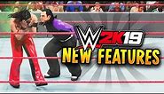 ALL *NEW* FEATURES ADDED INTO WWE 2K19!! (WWE 2K19 Gameplay)
