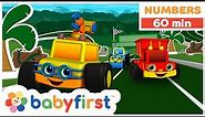 123 Race - New Episodes! | Learn Numbers & Counting for kids | Racing Cars for Kids | BabyFirst TV