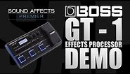 Boss GT-1 Guitar Effects Processor Demo Review w/ Tom Quayle