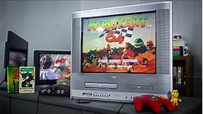 Testing out a Toshiba 20" CRT TV with VCR and DVD Combo (Model MW20FP1)