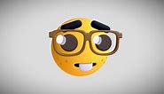 Nerd Emoji 3D - Download Free 3D model by sys69x