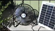 Solar Fan - Solar Powered Plug and Play Fan